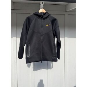 Nike NOCTA Tech Fleece Hoodie Mens Large Black University Gold FD1144-010 NWT